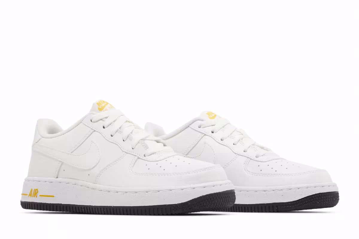 Nike Air Force 1 Impact Next Nature GS White University Gold, view 9