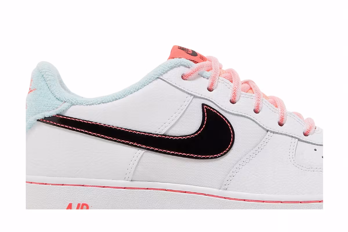 Nike Air Force 1 White Atomic Pink, view 3