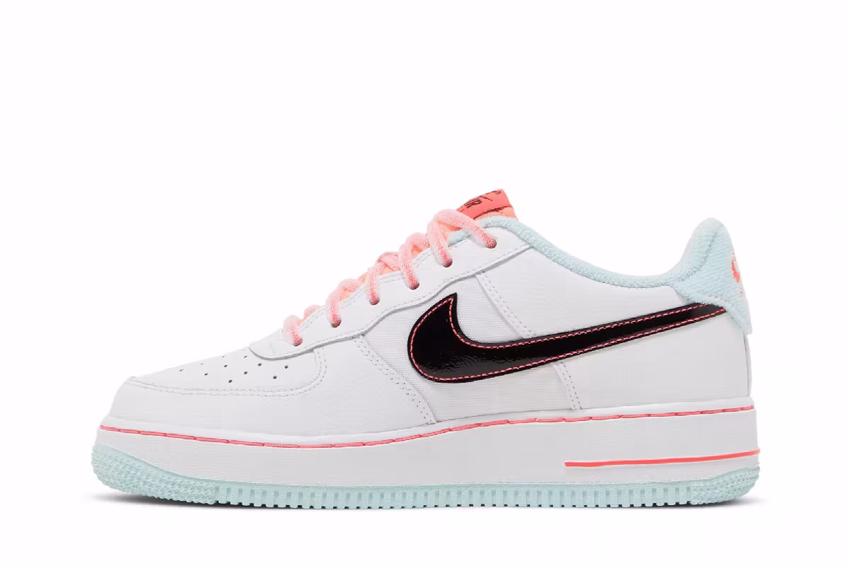 Nike Air Force 1 White Atomic Pink, view 4