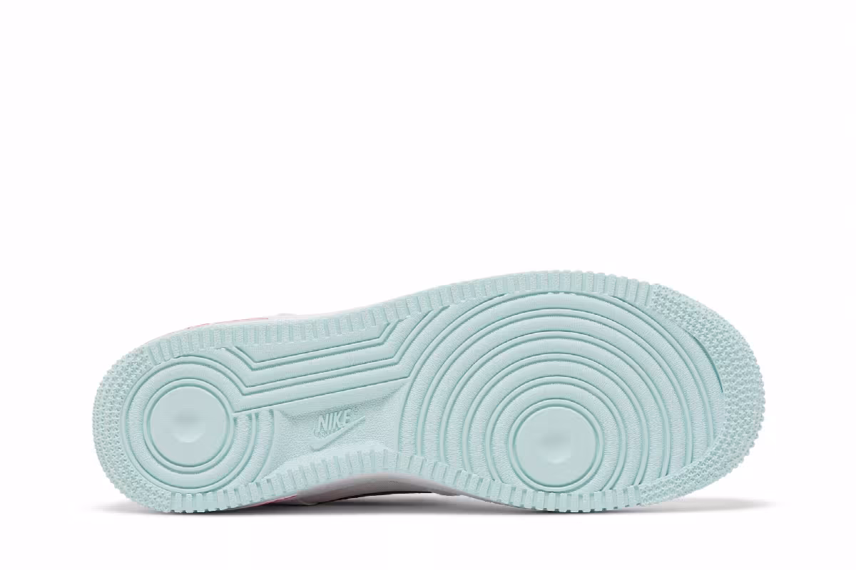 Nike Air Force 1 White Atomic Pink, view 5