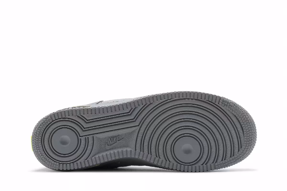 Nike Air Force 1 Particle Grey Volt, view 5