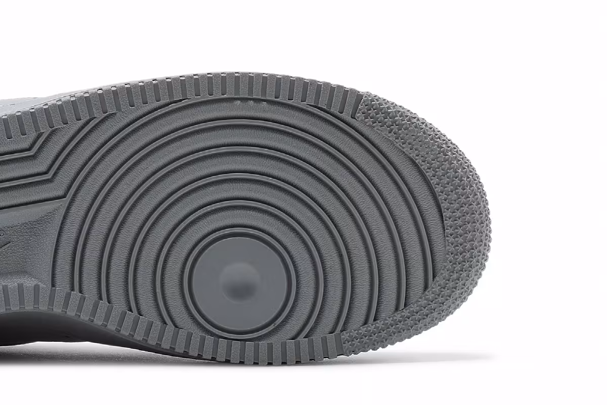 Nike Air Force 1 Particle Grey Volt, view 6