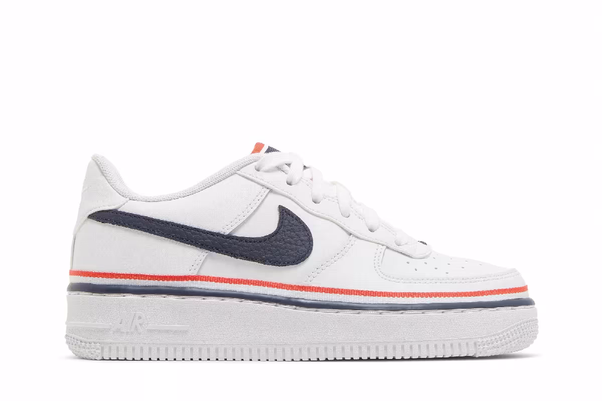 Nike Air Force 1 LV8 1 GS White Concord, view 2