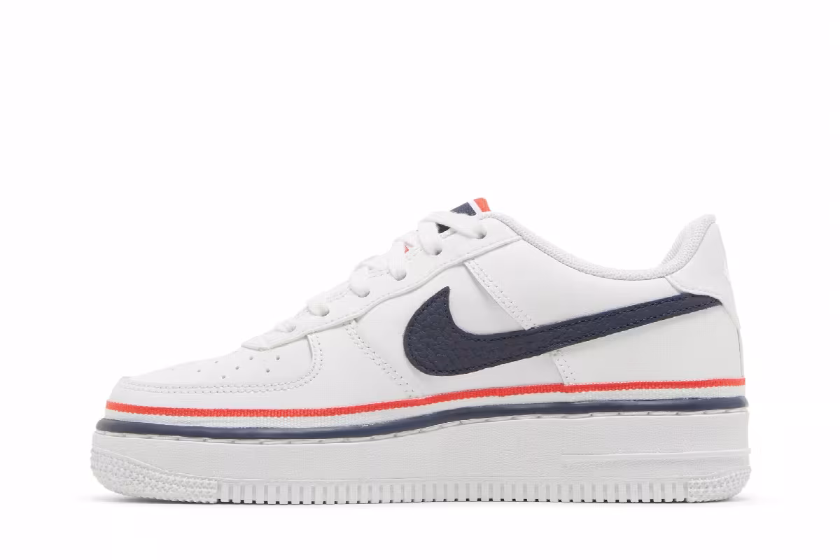 Nike Air Force 1 LV8 1 GS White Concord, view 4