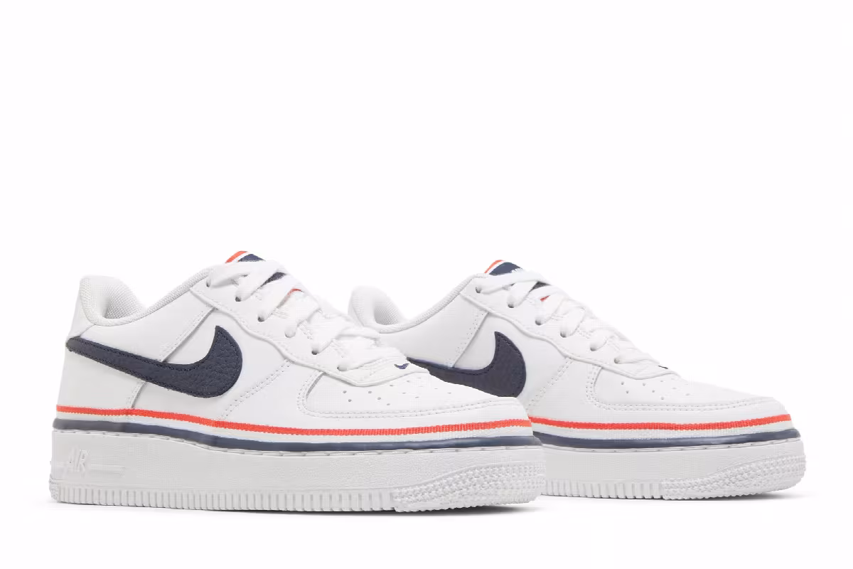 Nike Air Force 1 LV8 1 GS White Concord, view 9