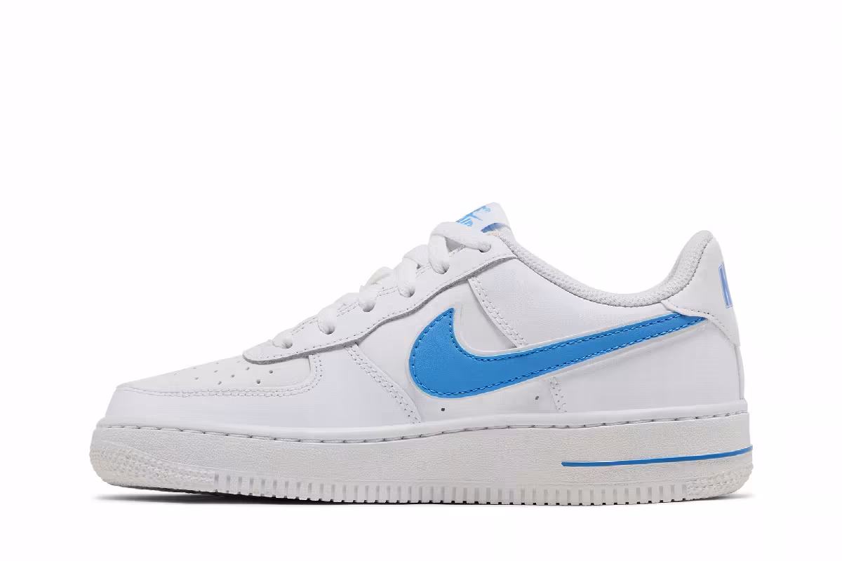 Nike Air Force 1 Low GS University Blue, view 4