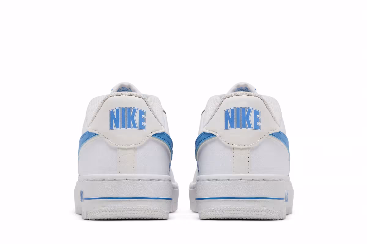 Nike Air Force 1 Low GS University Blue, view 7