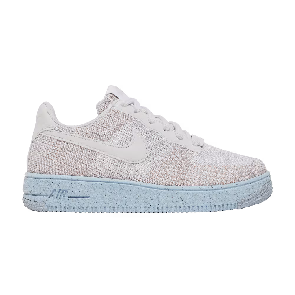 Nike Air Force 1 Crater Flyknit GS White Chambray Blue