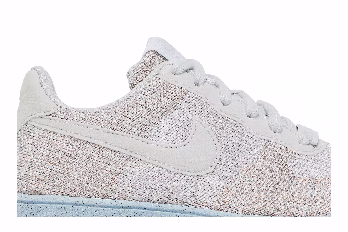 Nike Air Force 1 Crater Flyknit GS White Chambray Blue, view 3