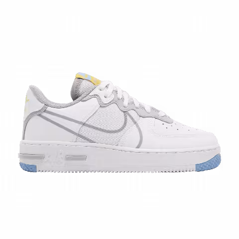 Nike Air Force 1 React SU GS 'White Light Smoke Grey'