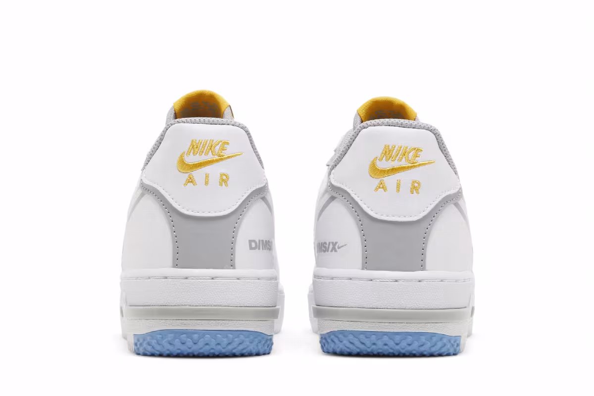 Nike Air Force 1 React SU GS White Light Smoke Grey, view 7