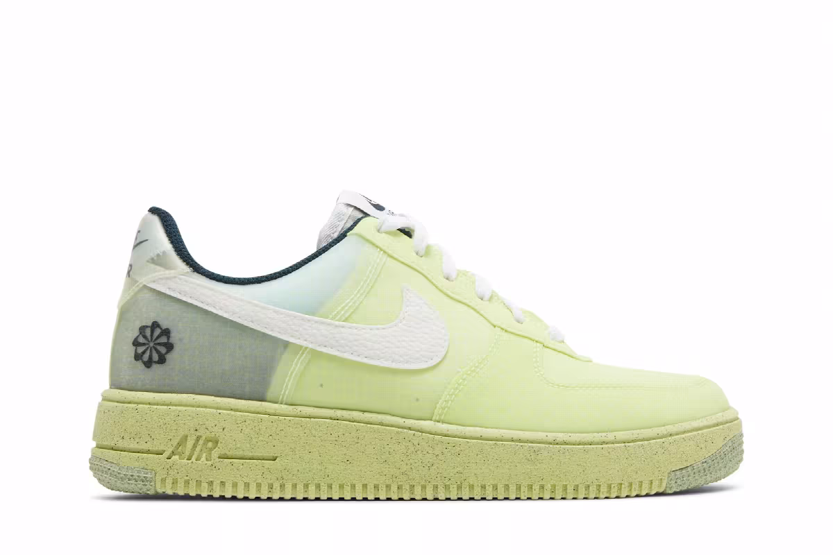 Nike Air Force 1 Crater GS Light Lemon Twist, view 2
