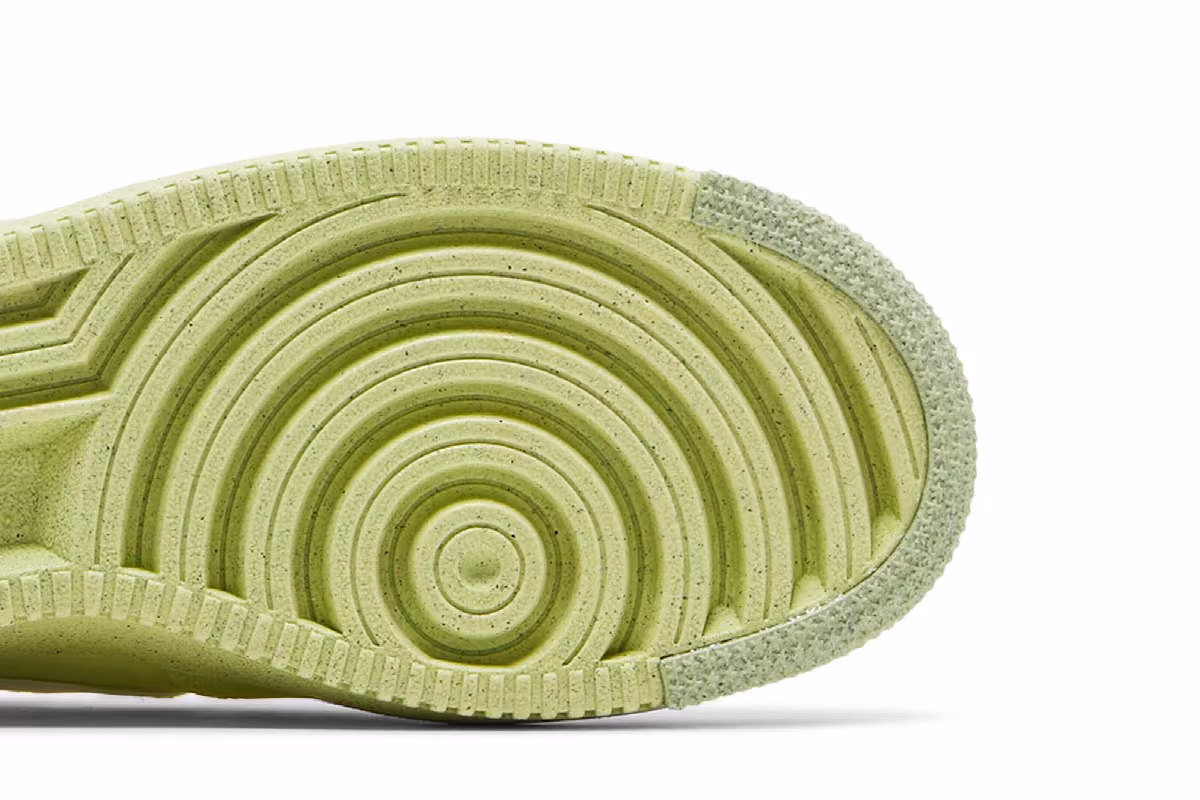Nike Air Force 1 Crater GS Light Lemon Twist, view 6