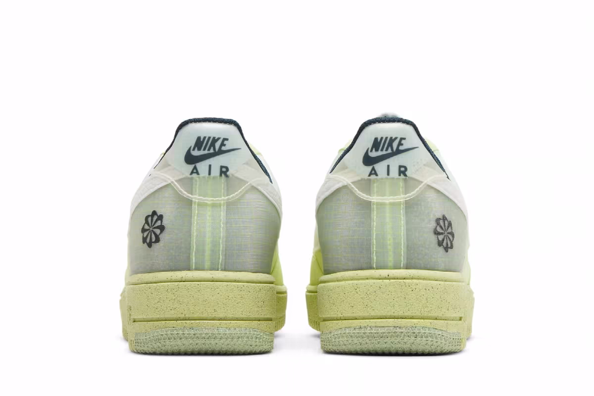 Nike Air Force 1 Crater GS Light Lemon Twist, view 7