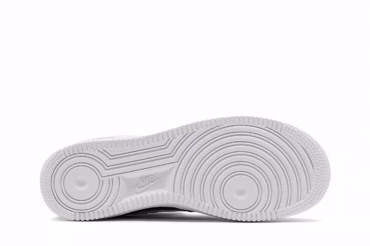 Nike Air Force 1 GS Black White, view 5
