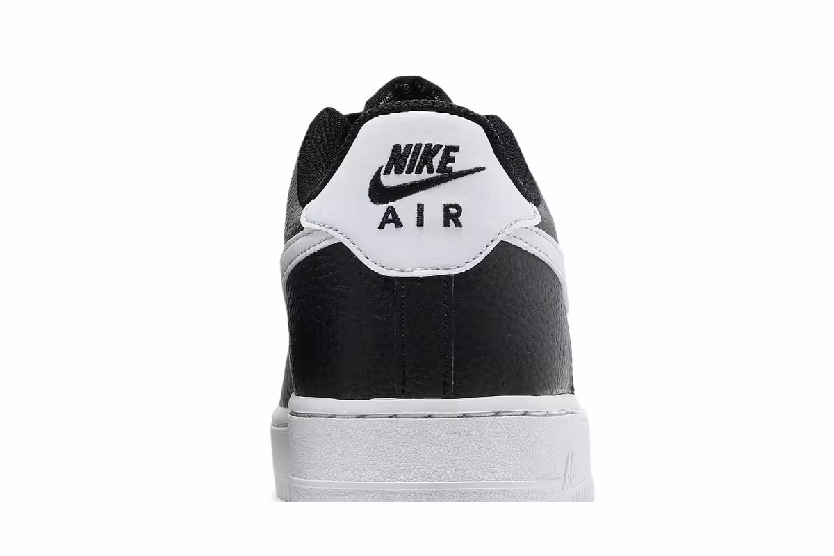 Nike Air Force 1 GS Black White, view 8