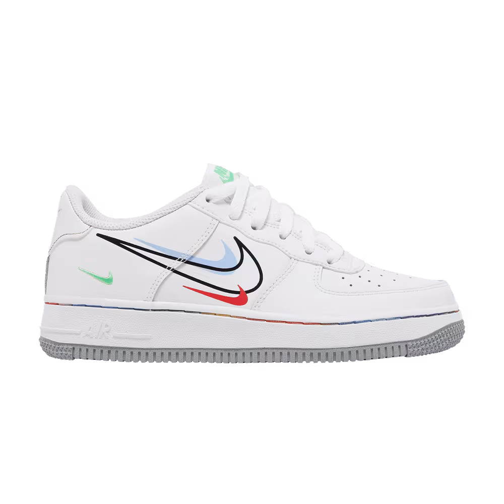 Nike Air Force 1 Low GS Multi Swoosh