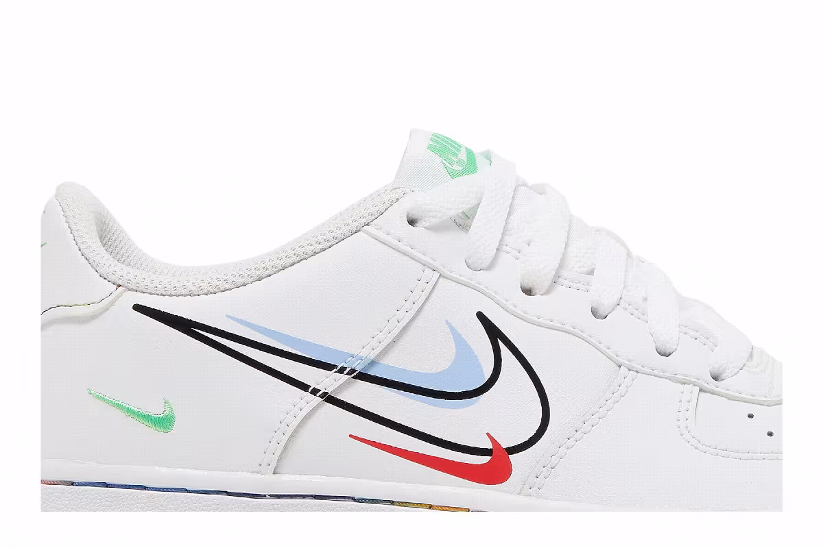 Nike Air Force 1 Low GS Multi Swoosh, view 3