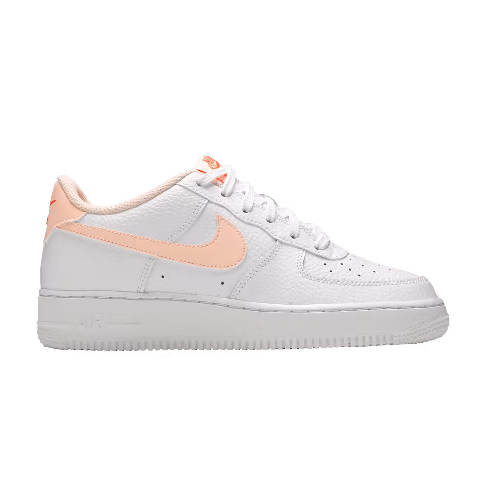 Nike Air Force 1 GS White Hyper Crimson