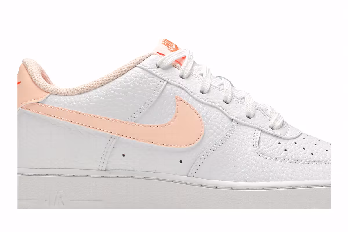 Nike Air Force 1 GS White Hyper Crimson, view 3
