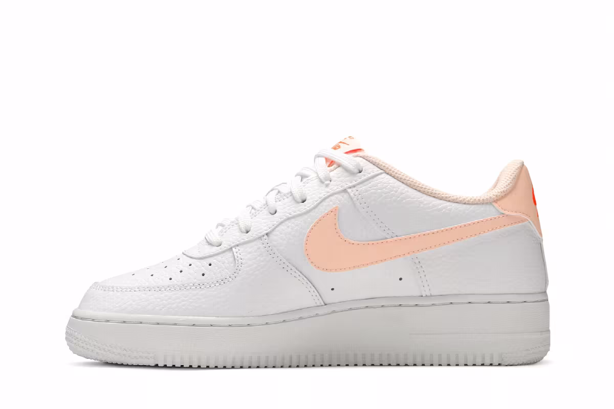 Nike Air Force 1 GS White Hyper Crimson, view 4