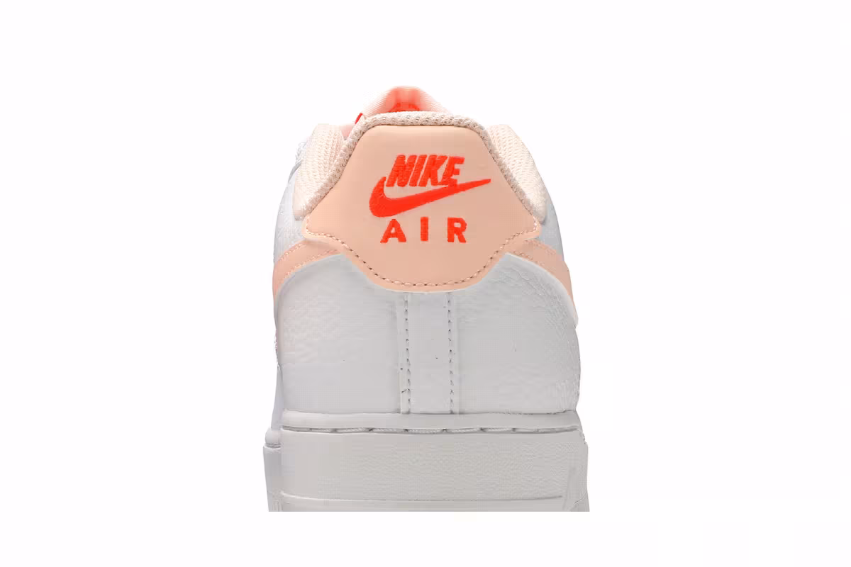 Nike Air Force 1 GS White Hyper Crimson, view 8