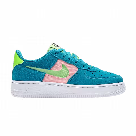 Nike Air Force 1 Low GS 'Transparent Blue Swoosh'