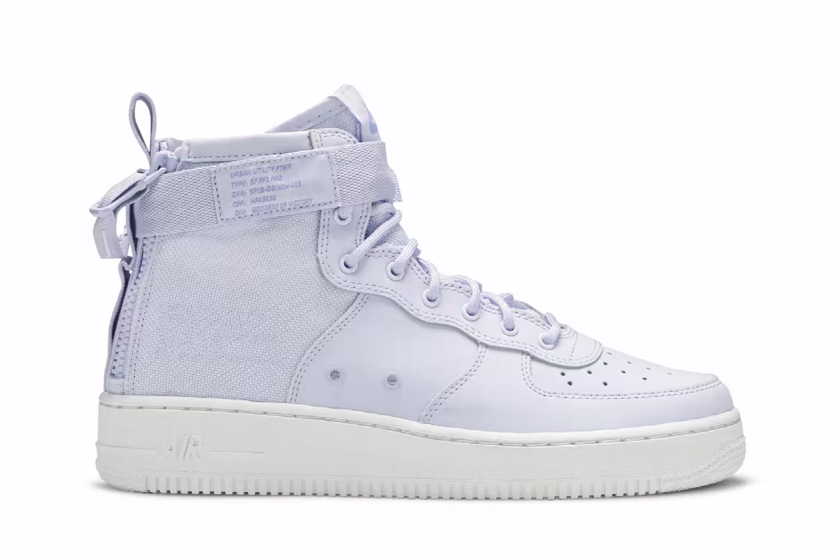 Nike SF Air Force 1 Mid GS Palest Purple, view 2