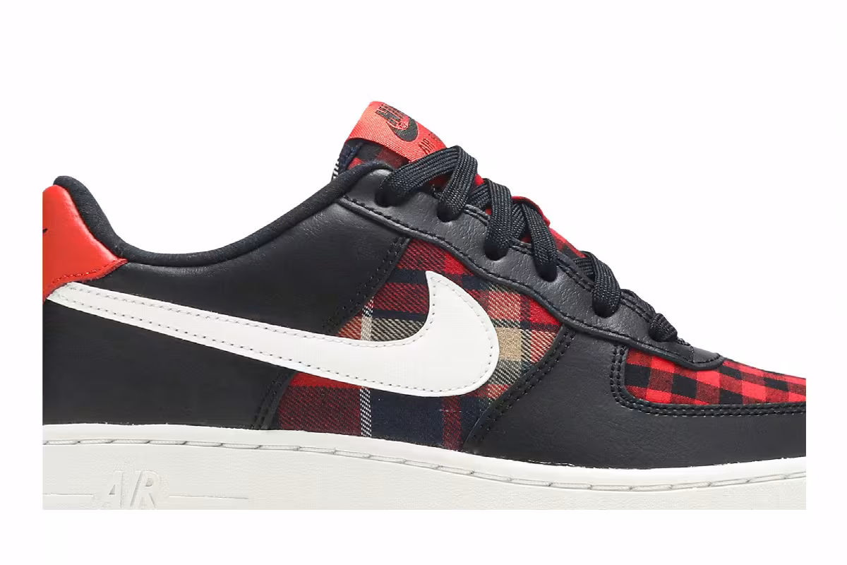 Nike Air Force 1 Low GS Flannel, view 3
