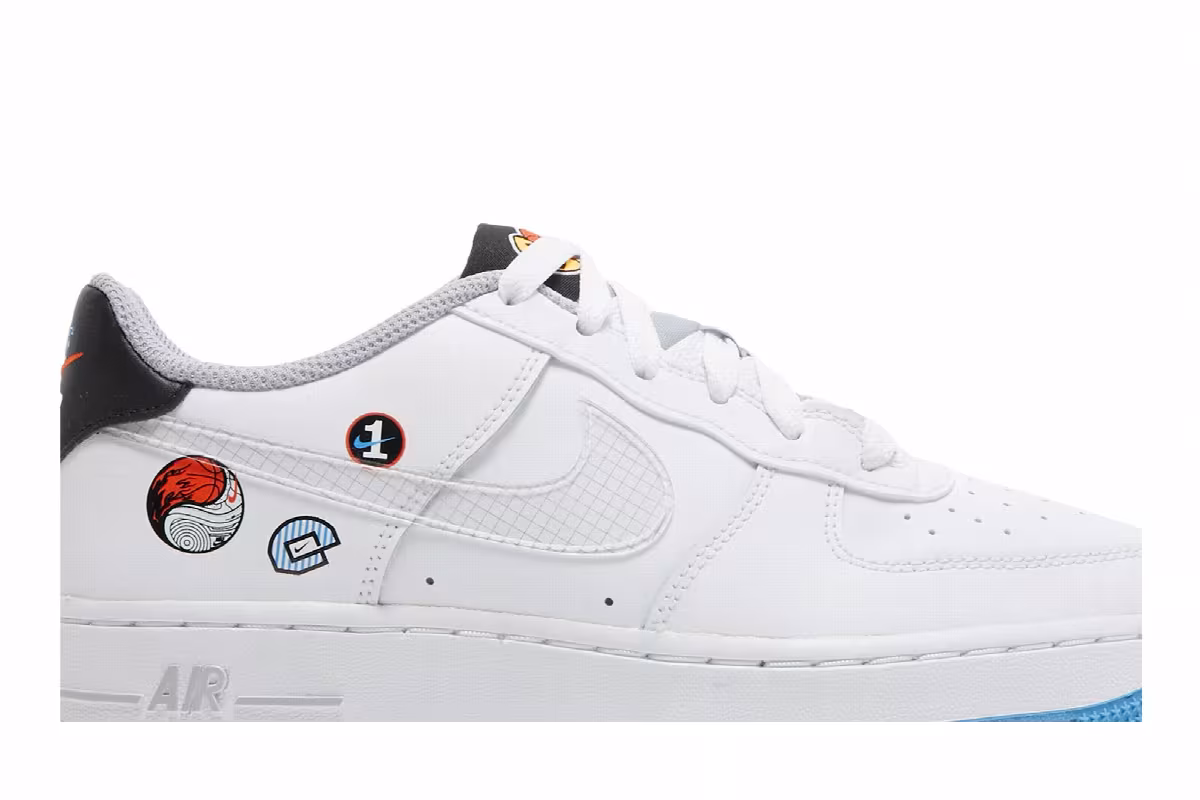 Nike Air Force 1 LV8 1 GS Happy Hoops, view 3