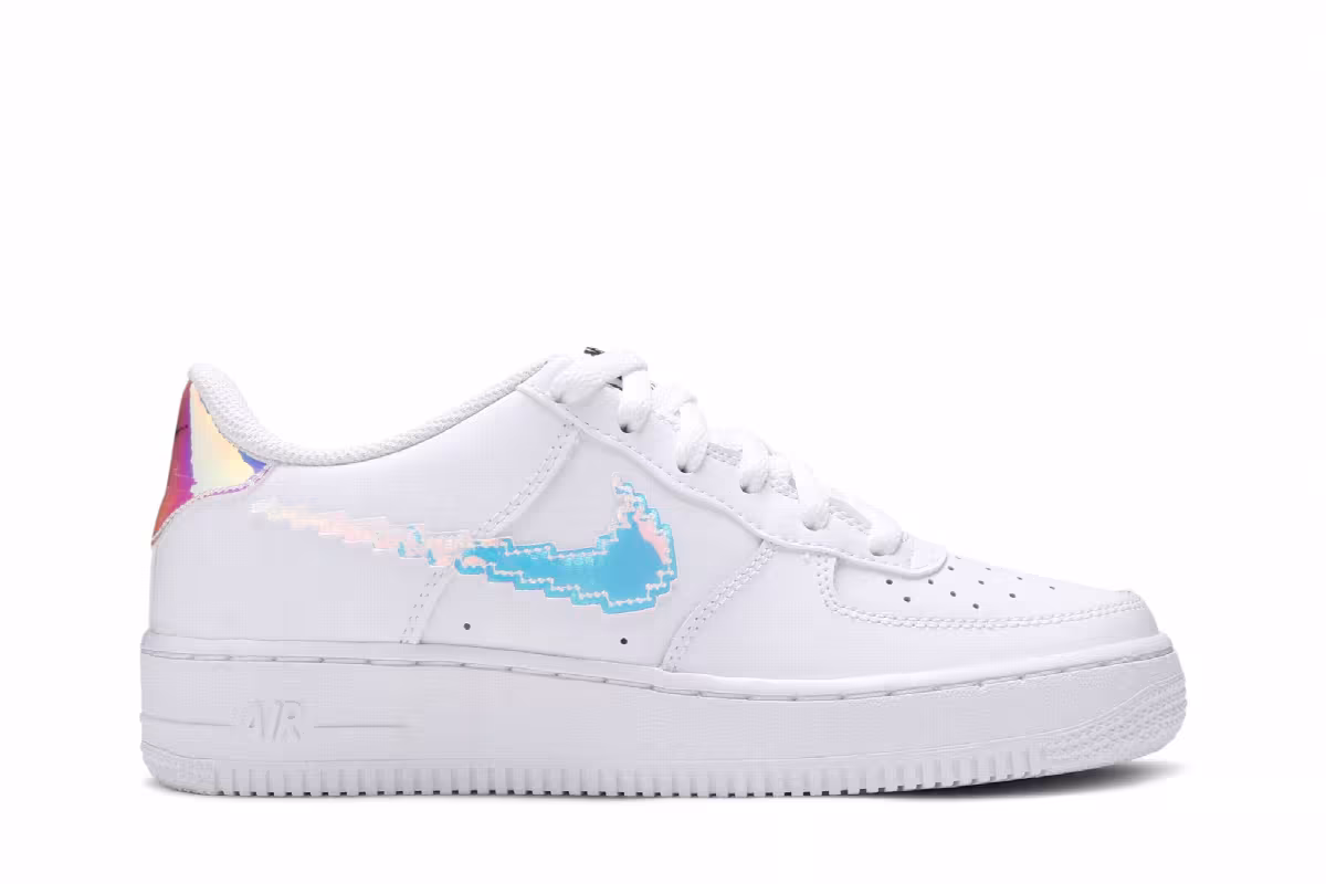 Nike Air Force 1 LV8 GS Digital Swoosh, view 2