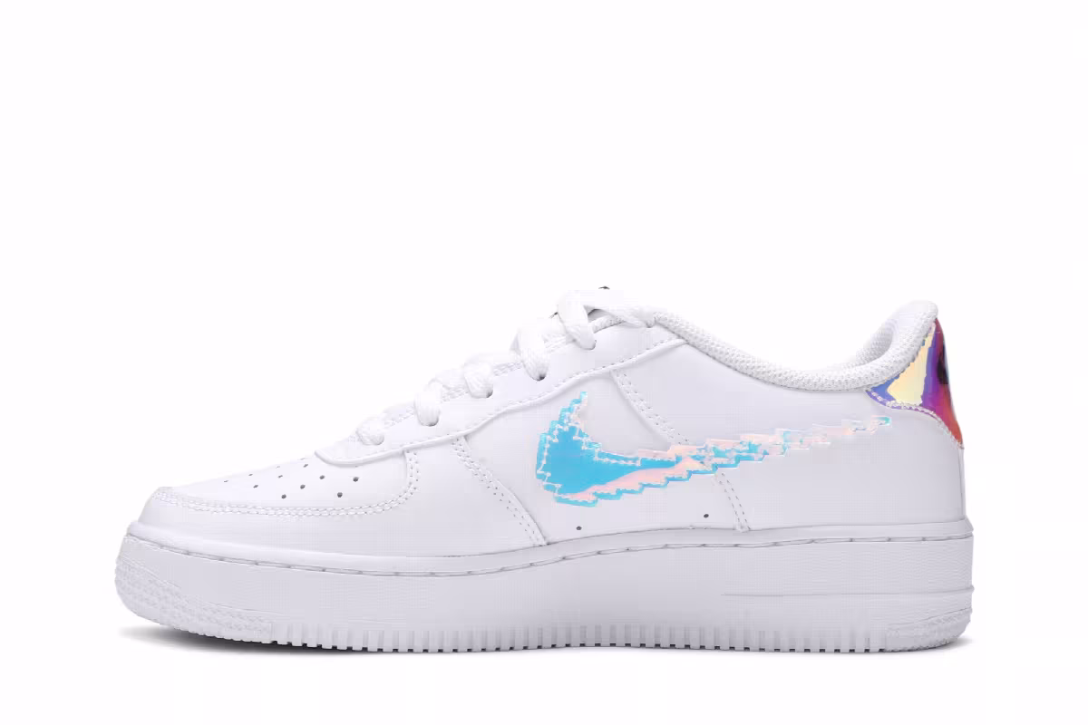 Nike Air Force 1 LV8 GS Digital Swoosh, view 4