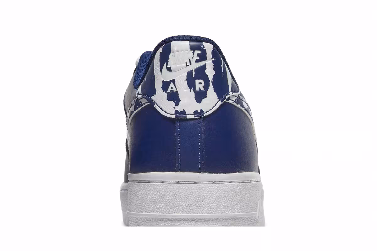 Nike Air Force 1 LV8 1 GS Splatter Swoosh - Blue Void, view 8