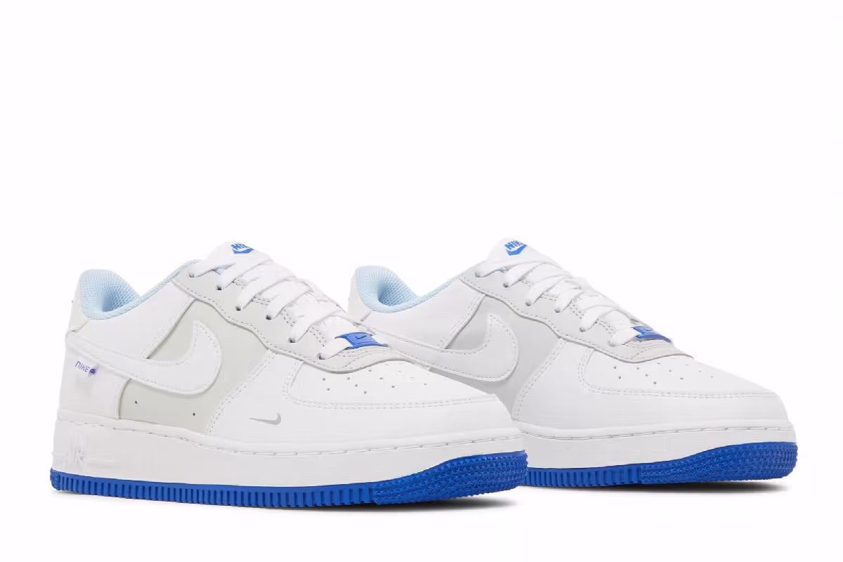 Nike Air Force 1 LV8 GS Just Stitch It - Hyper Royal, view 9