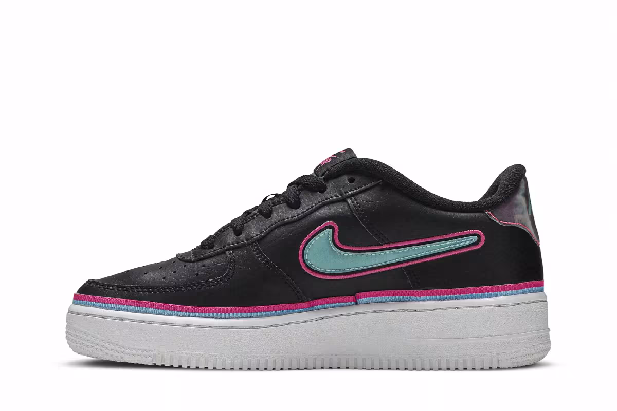 Nike Air Force 1 Low LV8 GS Miami Vice, view 4