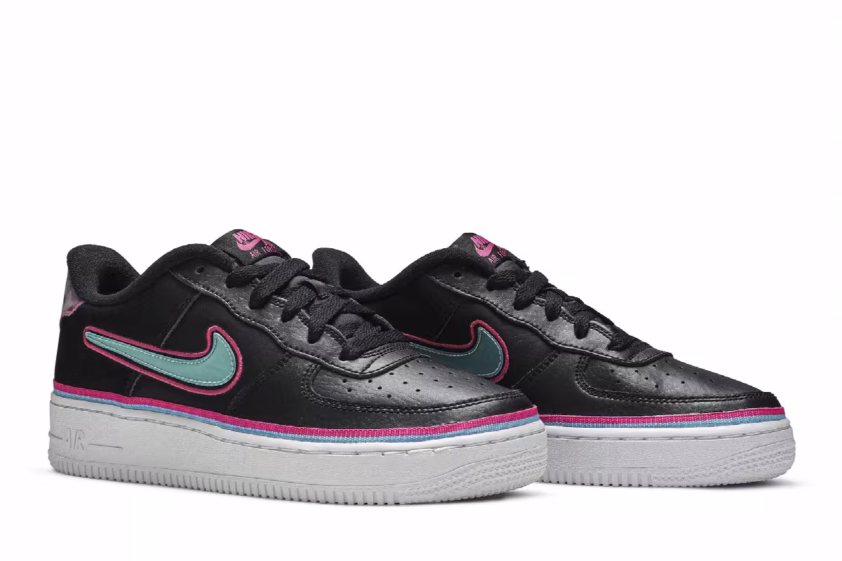 Nike Air Force 1 Low LV8 GS Miami Vice, view 9