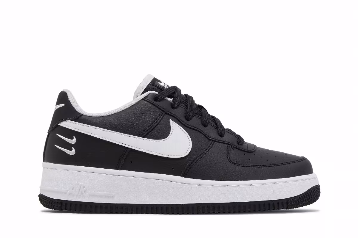 Nike Air Force 1 HO20 BG Dual Swoosh - Black, view 2