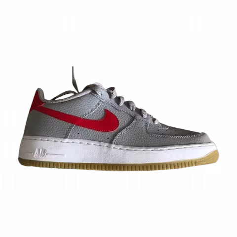 Nike Air Force 1 Low GS 'Wolf Grey Red'