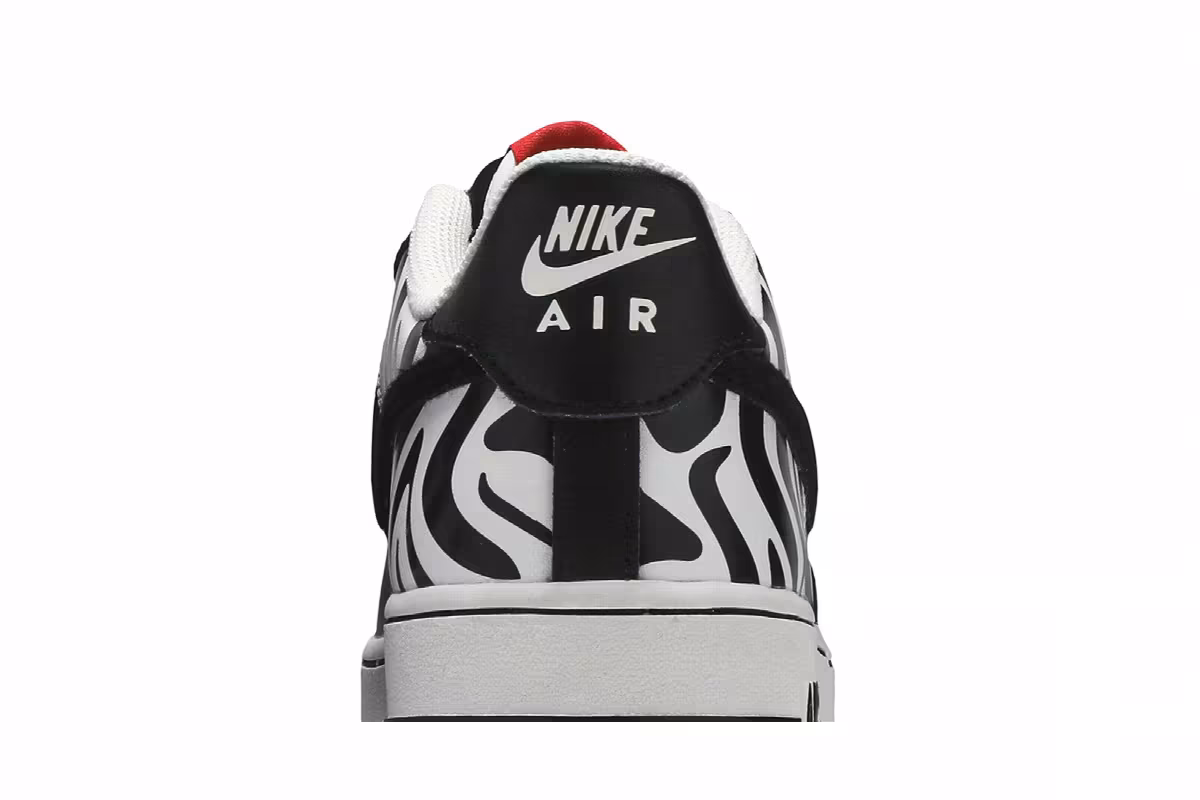 Nike Air Force 1 Low GS Zebra Print, view 8
