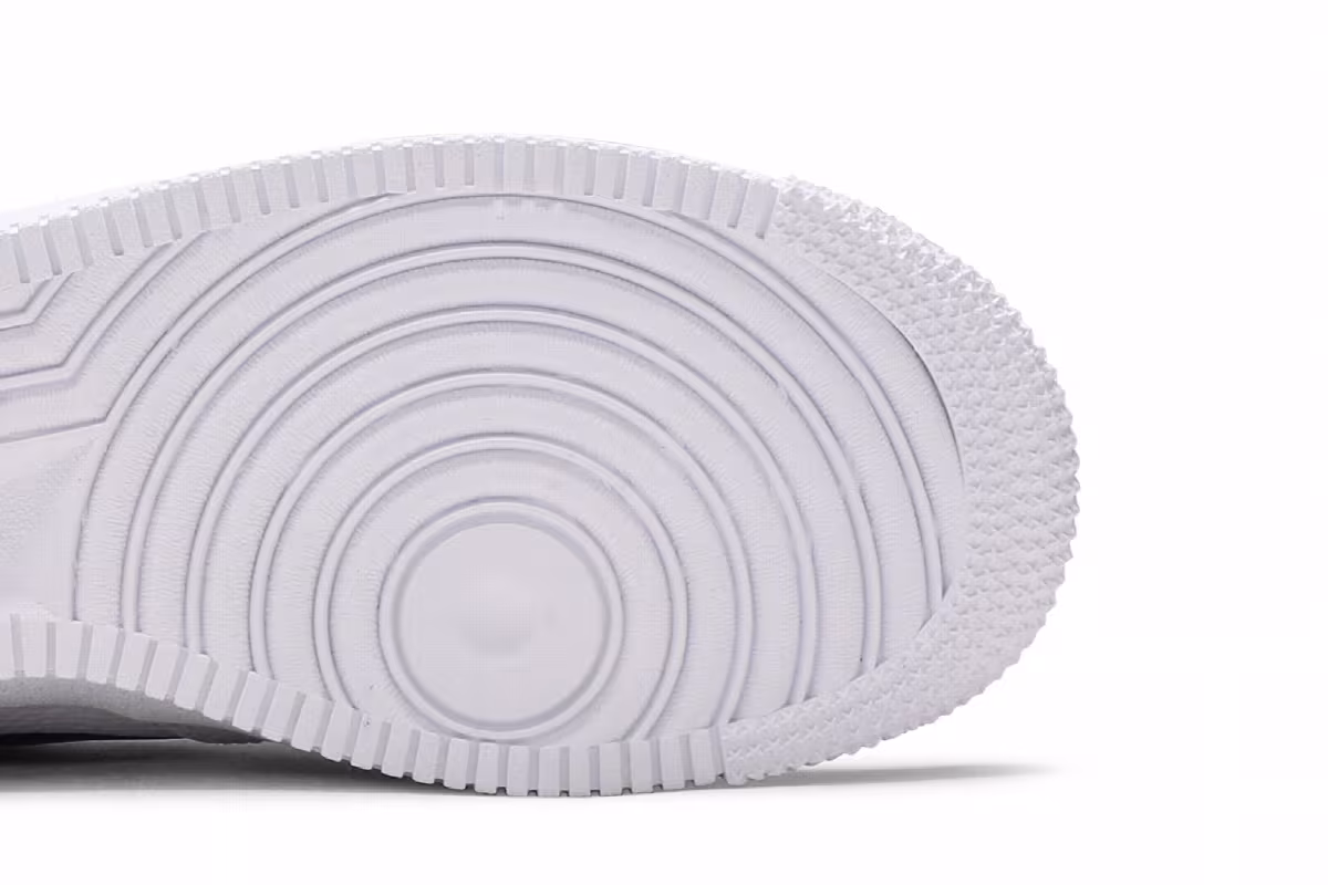 Nike Air Force 1 Low GS Doodle Swoosh - White Racer Blue, view 6
