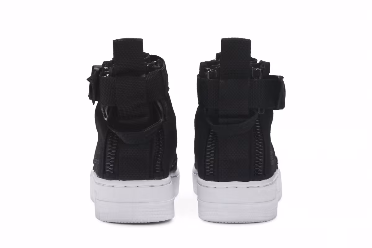 Nike SF Air Force 1 Mid GS Black, view 7