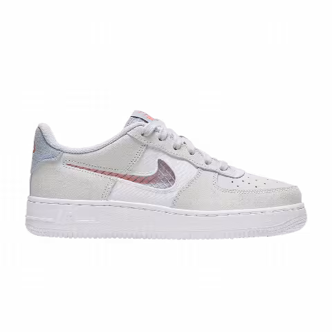 Nike Air Force 1 Low GS 'Transparent White Swoosh'