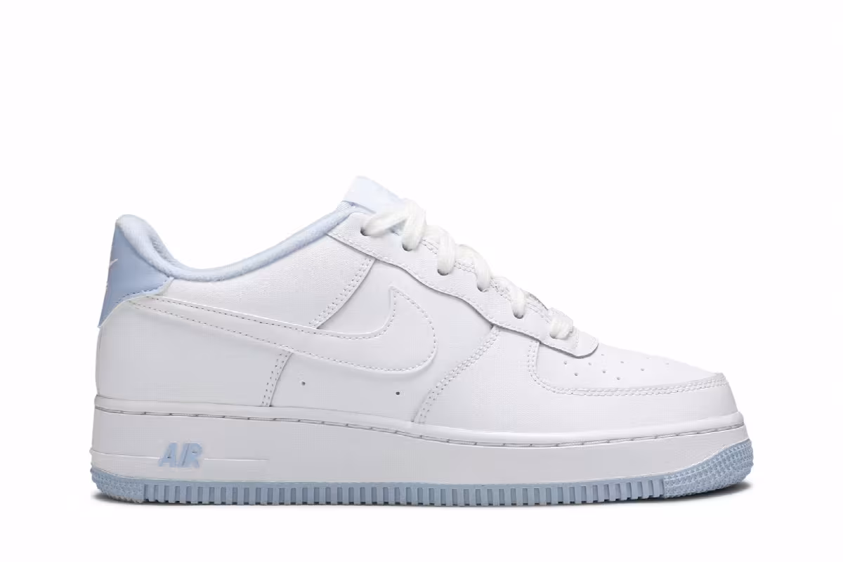 Nike Air Force 1 GS White Hydrogen Blue, view 2