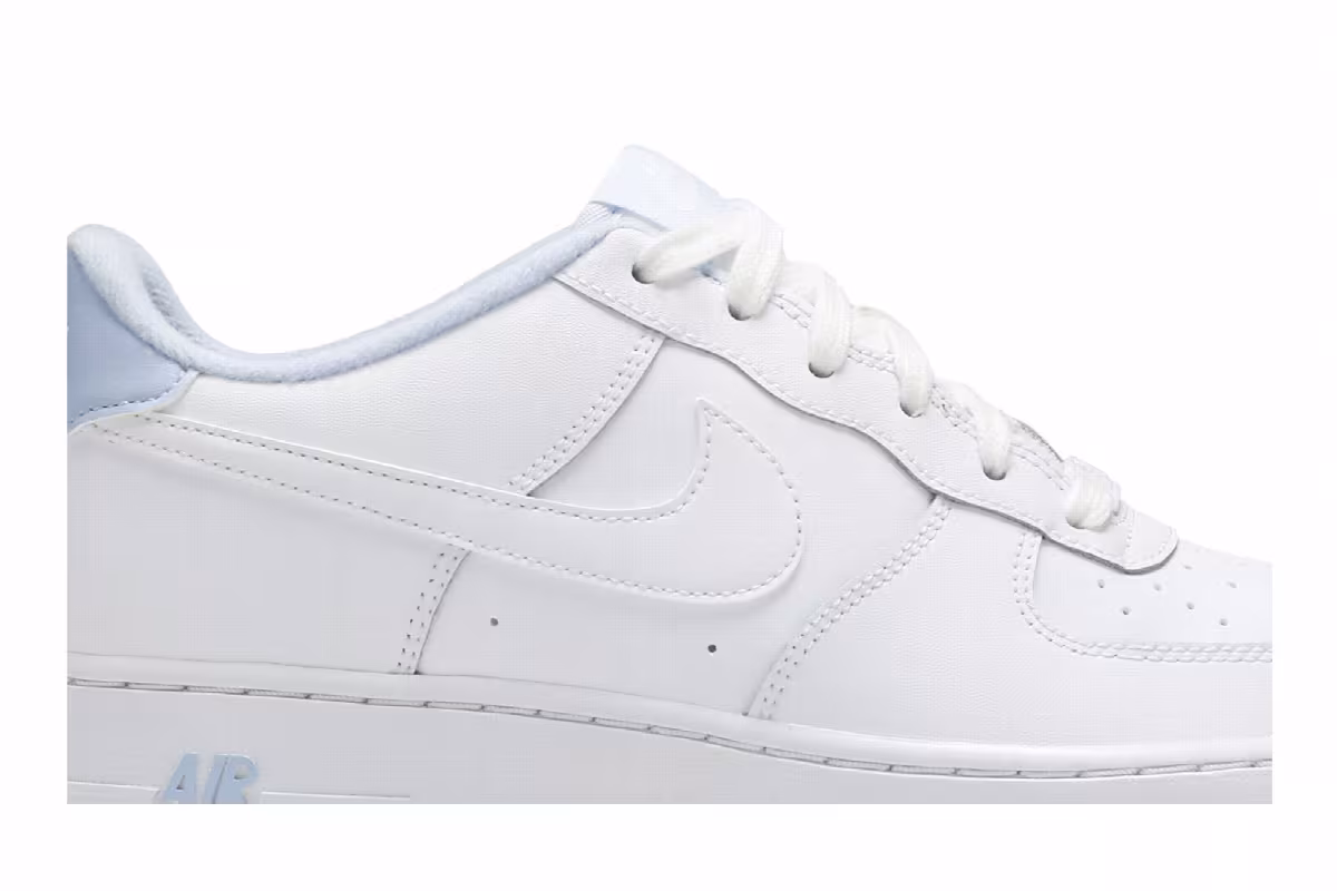 Nike Air Force 1 GS White Hydrogen Blue, view 3