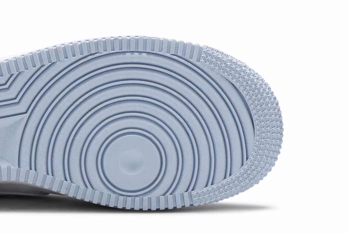 Nike Air Force 1 GS White Hydrogen Blue, view 6
