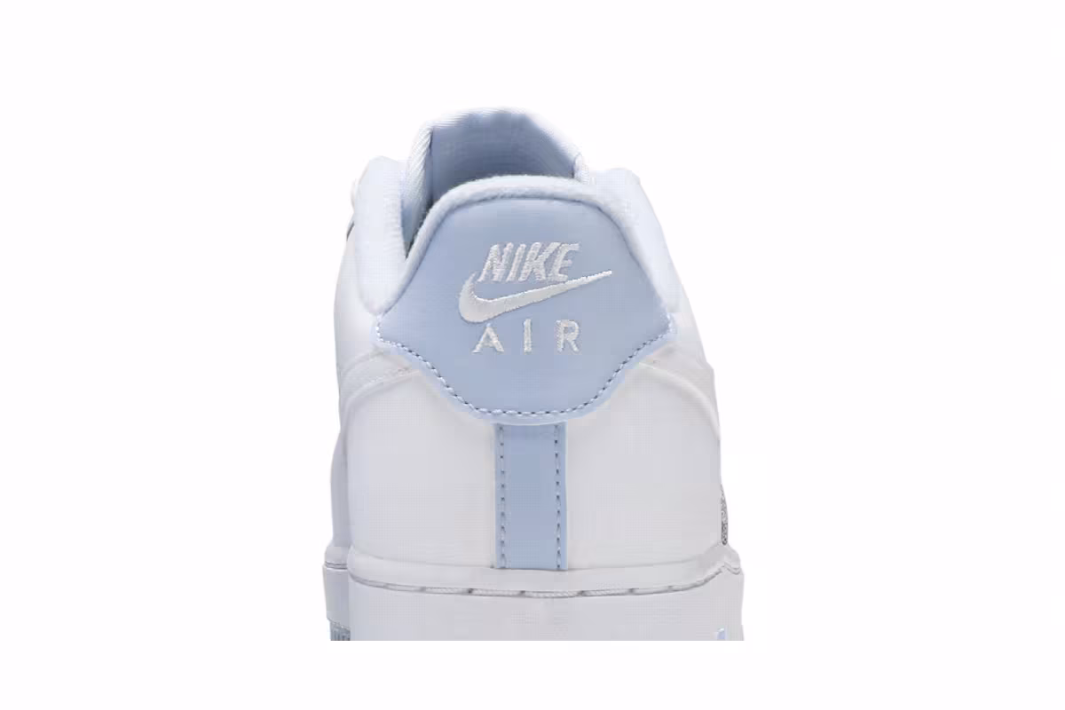 Nike Air Force 1 GS White Hydrogen Blue, view 8