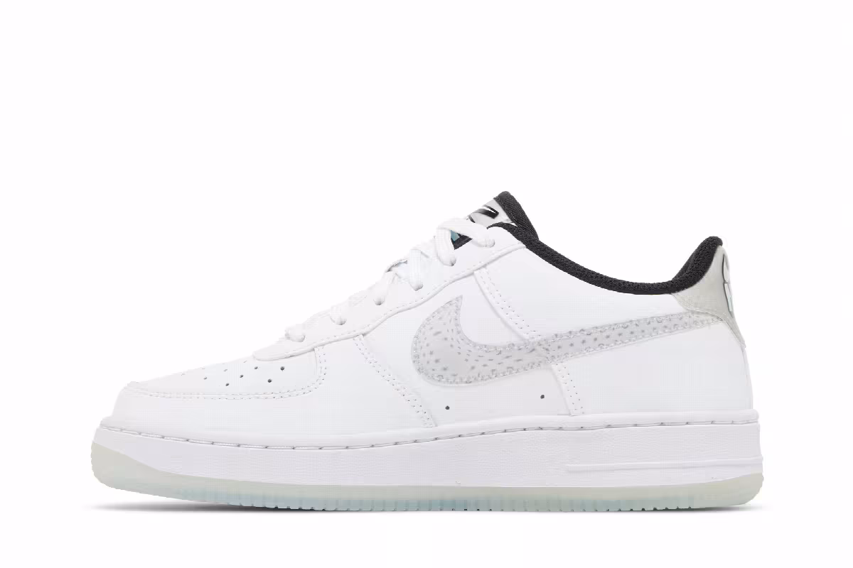 Nike Air Force 1 LV8 KSA GS White Glacier Blue, view 4