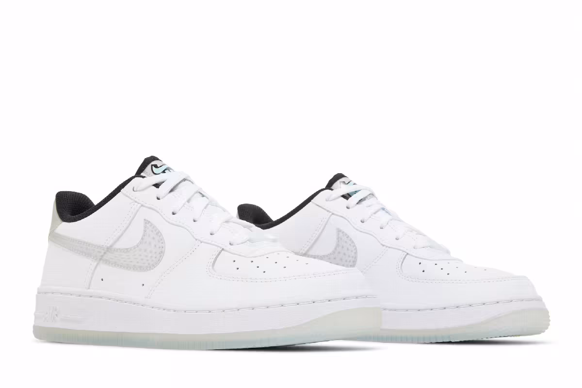 Nike Air Force 1 LV8 KSA GS White Glacier Blue, view 9
