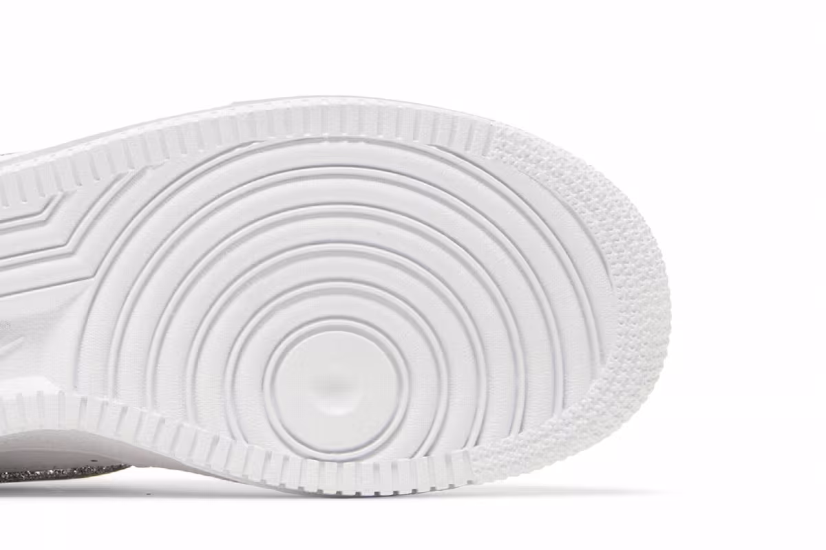 Nike Air Force 1 LV8 GS White Black, view 6