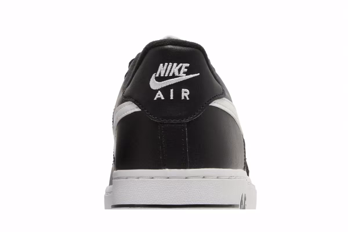 Nike Air Force 1 GS Black White, view 8